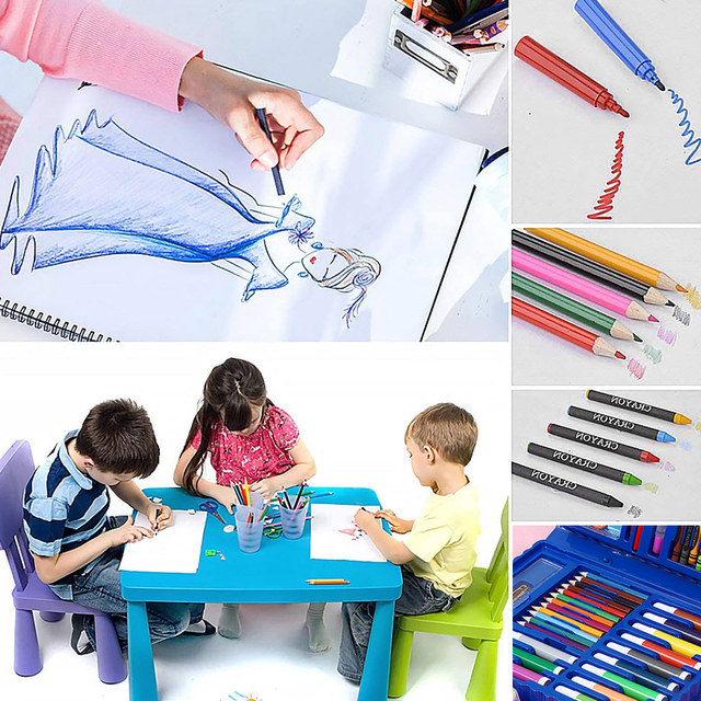 Kids Painting Drawing Art Set, Drawing Pencils Set Kids